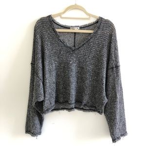 Urban Outfitters V Neck Gray Sweater